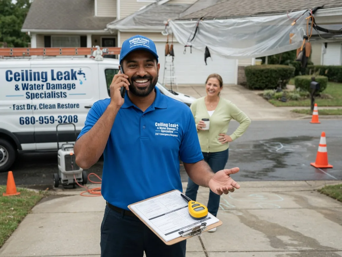 Ceiling Leak Cleanup Coleman, GA FAQs